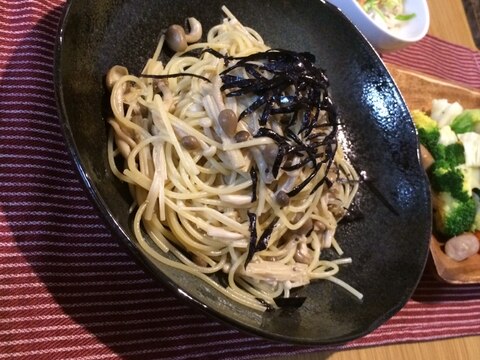 めんつゆで♩本格和風きのこパスタ